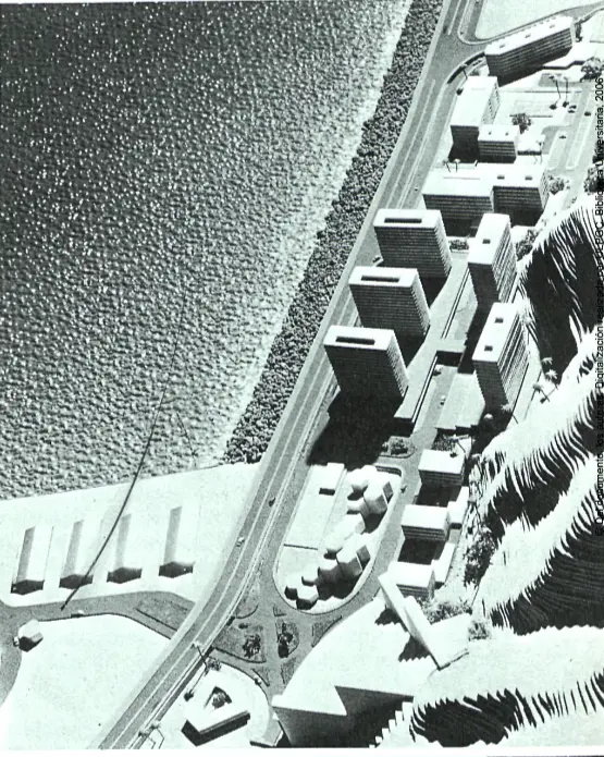 Conjunto residencial turístico comercial. 